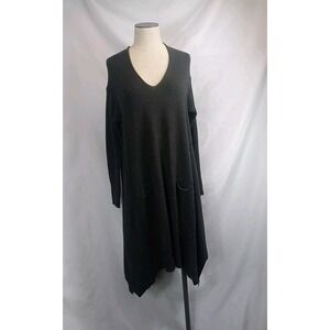 VTG‎ Jodifl Oversized Tunic Sweater Dress Women's Small Pocket Dress Fits Large
